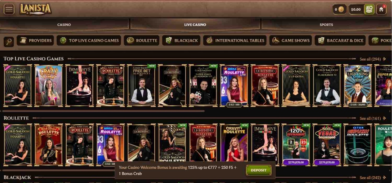 Lanista Casino – Oficiali Apžvalga 2026 Casino